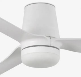 FARO 33832WT-1TW- LED Dimmelhető ventilátor MINI PUNT TUB S 10W/230V fehér átm. 90 cm WT + távirányító