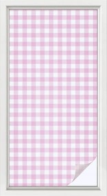 Ablakfólia öntapadós adatvédelem Pasztell kockás 50x100