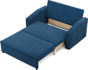 Zeus kanapé, kordbársony, hab töltet, döntött kartámasz, kék