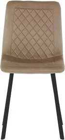 Sötét Bézs Bársony Étkezőszék. DCL-973 CAP4 Belföldi Raktárról