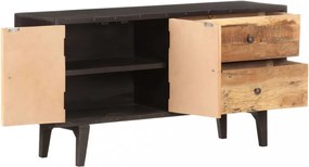 Tömör újrahasznosított fa komód 115 x 30 x 60 cm