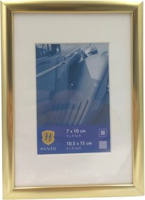 Arany alurama fényképkeret 13x18 Passpartout keret
