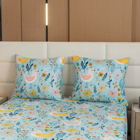 Mikroszálas ágyneműhuzat SPRING TWEET színes Ágyneműhuzat mérete: 2 db 70 x 90 cm | 200 x 220 cm