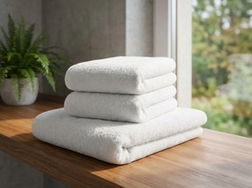 Fürdőlepedő MONEA 70x140 cm fehér, 100% pamut