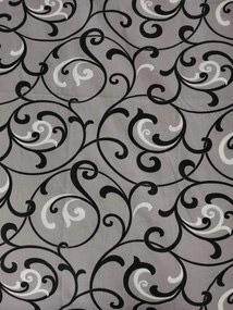 Pamut lepedők Ornament szürke TiaHome - 1x Párna 90x70cm, 1x Paplan 140x200cm