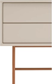 Téglavörös-bézs konzolasztal 35x110 cm Nube – Teulat