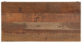 Dohányzóasztal Természetes fa Tömör fa 110 x 55 x 40 cm Egyszerű