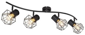 Globo 54017-4 - Spotlámpa PRISKA 4xE27/40W/230V 54017-4