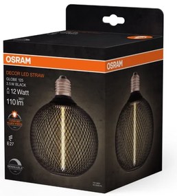 LED Dimmelhető izzó DECOR  FILAMENT G125 E27/3,5W/230V 1800K fekete - Osram