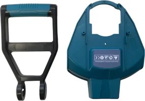 Akkus bozótvágó LCD kijelzővel HAYAMI HA-1041 + 2x akkumulátor + pengék + tartozékok