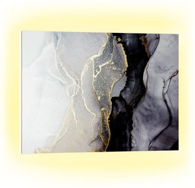 Mojave 750 smart, infravörös hősugárzó 2 az 1-ben, konvektor, 85 x 60 cm, 750 W, RGB világítás