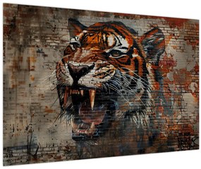 Kép - Téglatigris (90x60 cm)