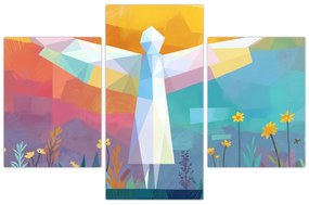 Kép - Virágok őrzője (90x60 cm)