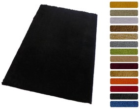 Fürdőszoba-szőnyeg COTTON Fekete - Fekete / 50 x 80 cm