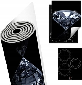 Tűzhelyvédő Szőnyeg Asztali Dekoráció 40x52 fekete gyémánt