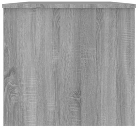 szürke sonoma színű szerelt fa dohányzóasztal 102x50,5x46,5 cm