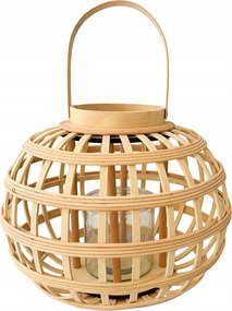 Álló Gyertyatartó Lógó Erkély Terasz Bambusz boho lampion zseblámpa