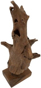 Akar szobor teak 23x27x64cm