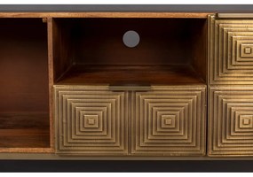 Aranyszínű mangófa TV-állvány 40x60 cm Volan – Dutchbone