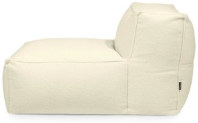 Világosszürke buklé babzsákfotel Mass Open Modul 90 – SLOWDOWN