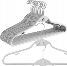 Roxi Velúr akasztó szett 20 db-os szürke