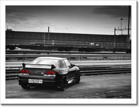 Poszterek keretben 40x30 Japán autó Nissan