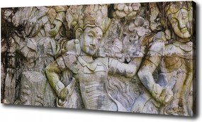 Vászonkép Kő szobor 140x70 cm