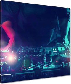 Vászonkép 60x60 Dj z-edm-dance-mixer