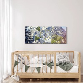 Kép - Geometriai ábra (120x50 cm)