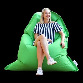 EMI zöld nylon babzsákfotel