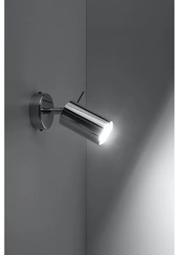 Etna ezüstszínű falilámpa - Sollux