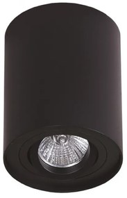 MAXLIGHT-C0068 BASIC ROUND Fekete színű Mennyezeti lámpa 1xGU10 50W IP20