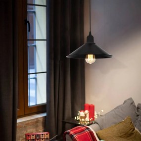 Fekete mennyezeti lámpa ø 30 cm – Squid Lighting