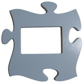 Puzzle képkeret (pasztell kék)
