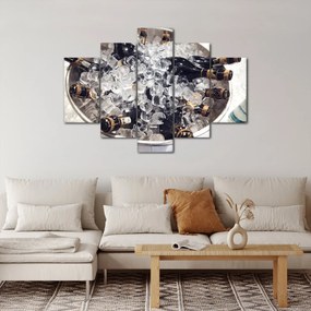 Kép - pezsgő a jégben (150x105 cm)