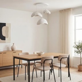 BRILAGI - WABI SABI kábeles függeszték 3xE27/40W/230V, Ø 82 cm, fehér