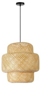 Immax 08268L - Csillár zsinóron HILO 1xE27/40W/230V átm. 47 cm bambusz 08268L