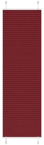 pliszírozott redőny Bordeaux piros 65x200 cm szövetszélesség