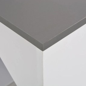 Fehér bárasztal szekrénnyel 115 x 59 x 200 cm