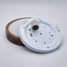 Brilagi - LED Mennyezeti lámpa CARVALHO SLIM 1xE27/60W/230V tölgy cseresznye átm. 27 cm