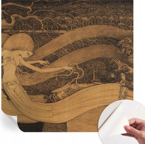 Dekoratív öntapadós fotótapéta Szürreális figurák 250x250 cm