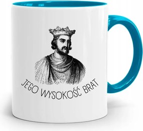 Kék Bögre Ajándék Őfelségének És Testvérének fényképes nyomattal