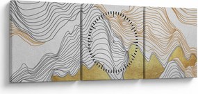 Kép - Díszítés III. (órával) (90x30 cm)