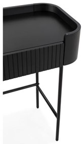 Fekete konzolasztal 40x120 cm Willa – MOME