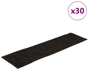 30 db barna lépcsőszőnyeg öntapadós téglalap alakú 76x20 cm