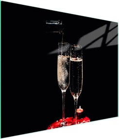 Üveg Vágódeszka 52x30 Bor Edzett Üveg