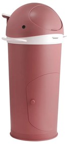 Sötét rózsaszín műanyag szemetes pelenkákhoz 25 l Whale – Kindsgut