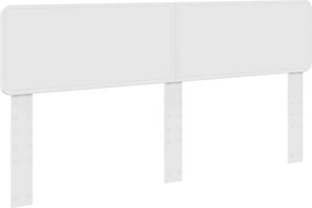 vidaXL Fejtámla Fényes Fehér 180 cm Faanyag