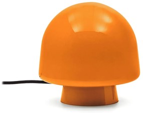 Narancssárga asztali lámpa üveg búrával (magasság 20 cm) Reig – Kave Home