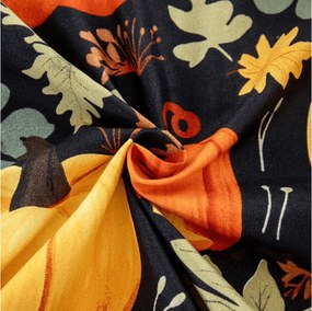 Mikroszálas lepedő ORANGE PUMPKINS színes 90x200 cm